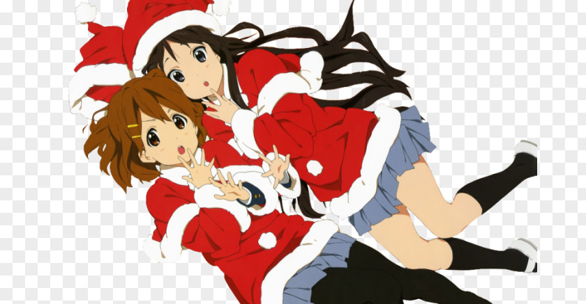 Christmas Mio Akiyama Yui Hirasawa Azusa Nakano K-On! PNG