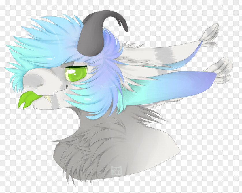 Feather Cartoon Beak Character PNG