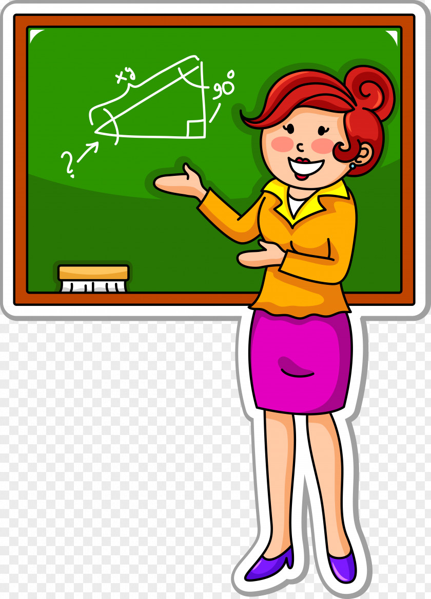 School Teachers Student Teacher Cartoon PNG