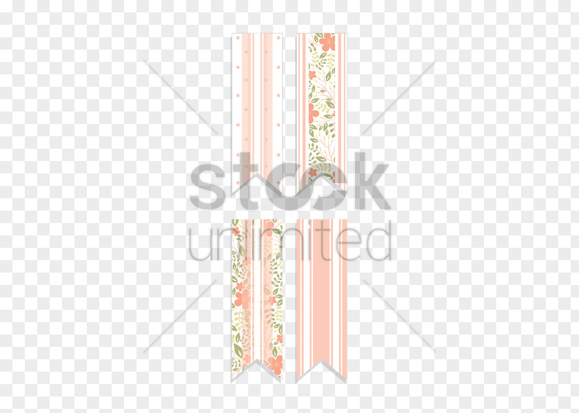 Vector Floral Banner Paper Line Angle Font PNG
