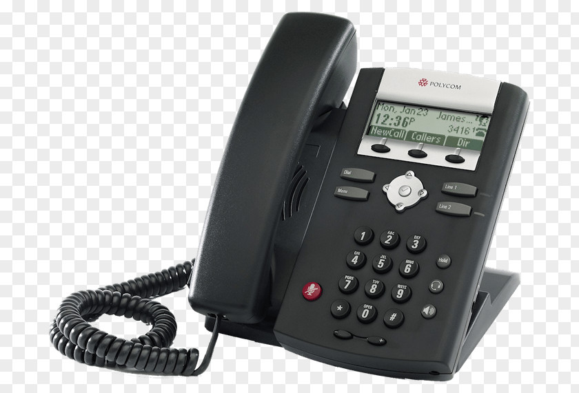 Desk Phone VoIP Session Initiation Protocol Polycom SoundPoint IP 321 Telephone PNG