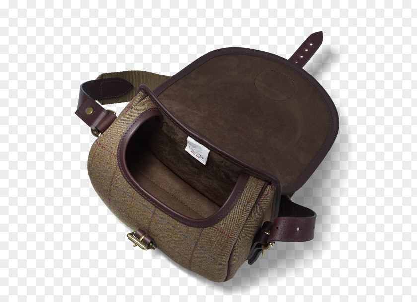 Head Band Bag Brown Leather PNG