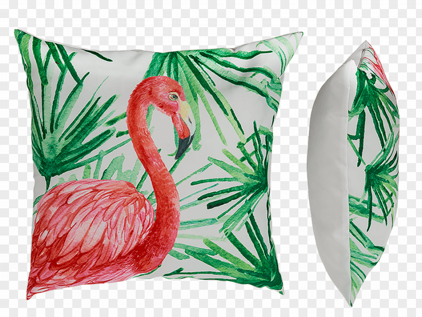 Pillow ALEA DECO Cushion Linens Flamingos PNG