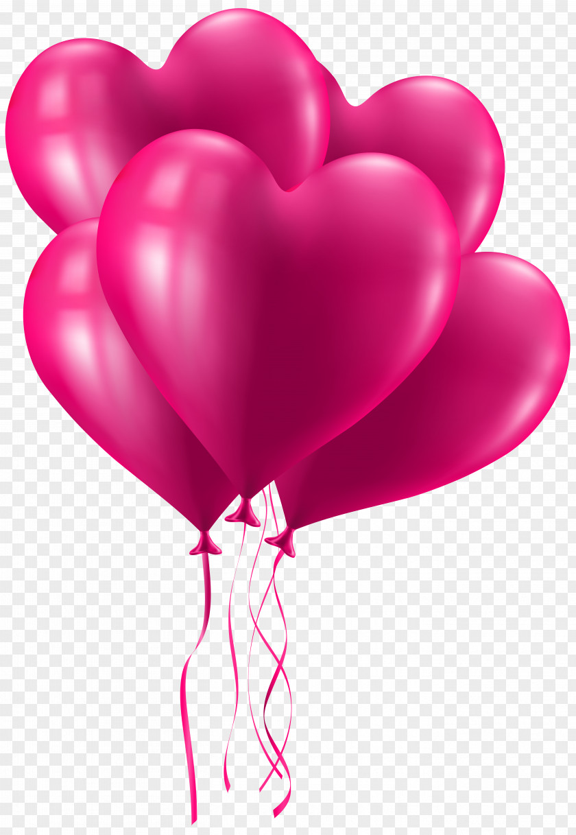 Pink Balloons Desktop Wallpaper Love Valentine's Day Clip Art PNG