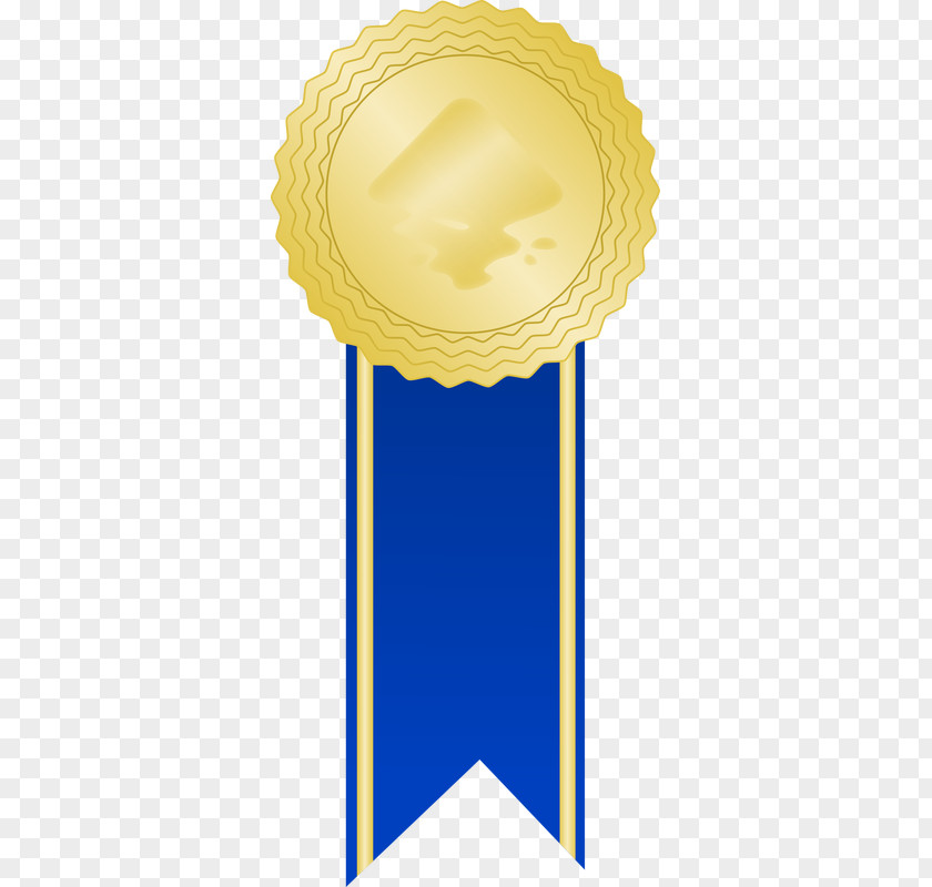 Ribbon Blue Clip Art Award PNG