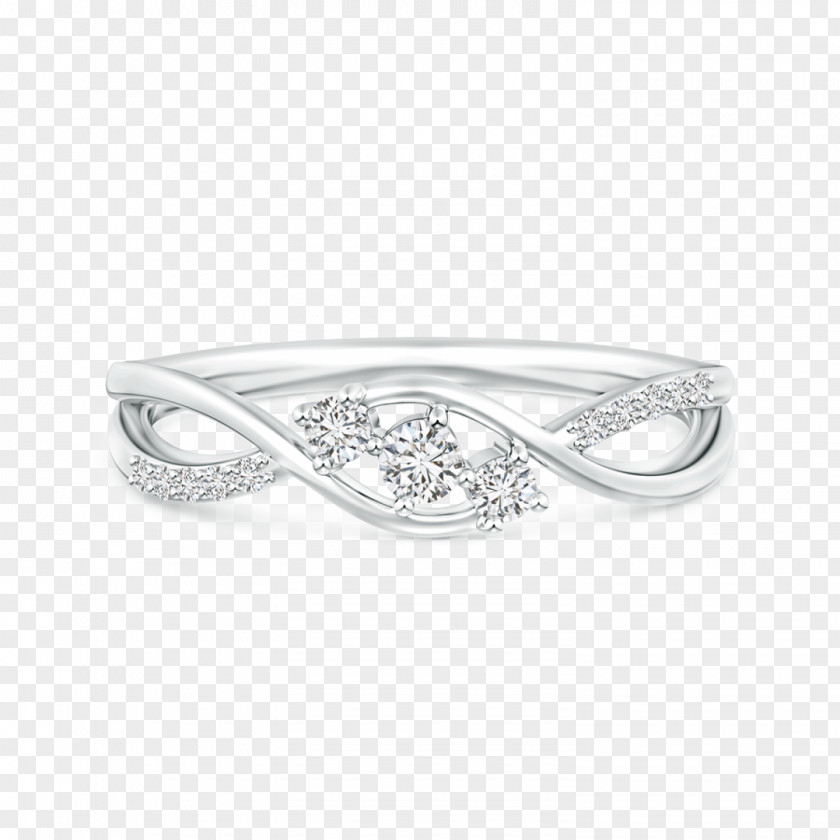 Ring Wedding Bangle Crystal Silver PNG