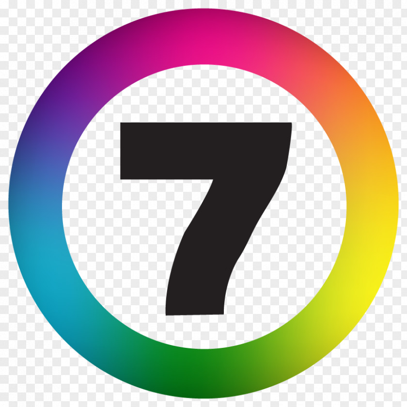 Seven Network Television Channel Circle 7 Logo PNG