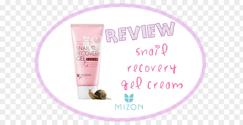 Snail Cream Lotion MIZON Recovery Gel Skin PNG