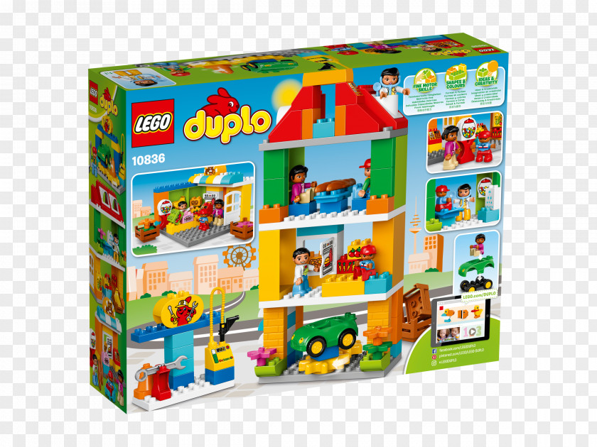 Toy Amazon.com LEGO 10836 DUPLO Town Square Lego Duplo PNG