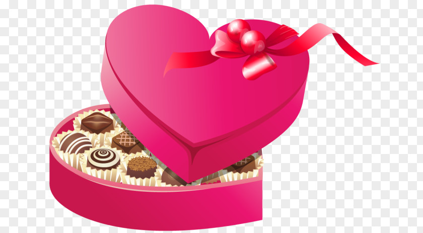 Chocolate Box Art Valentine's Day Heart Clip PNG