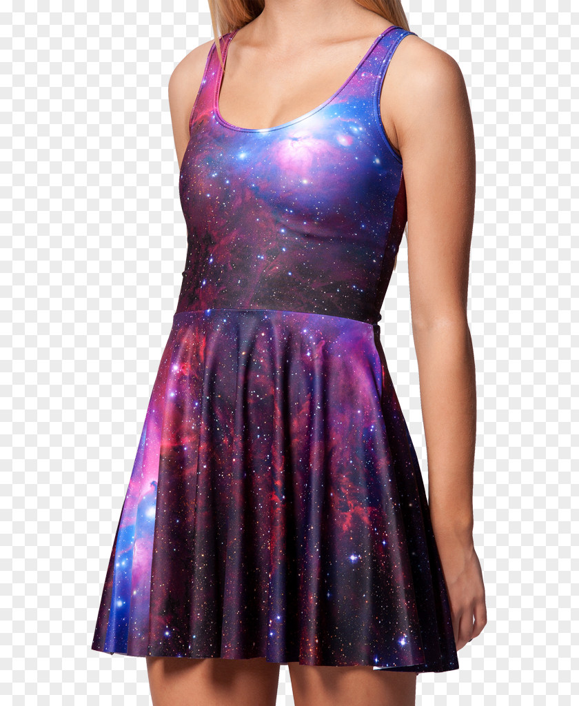 Dress Fashion Galaxy Casual Skirt PNG