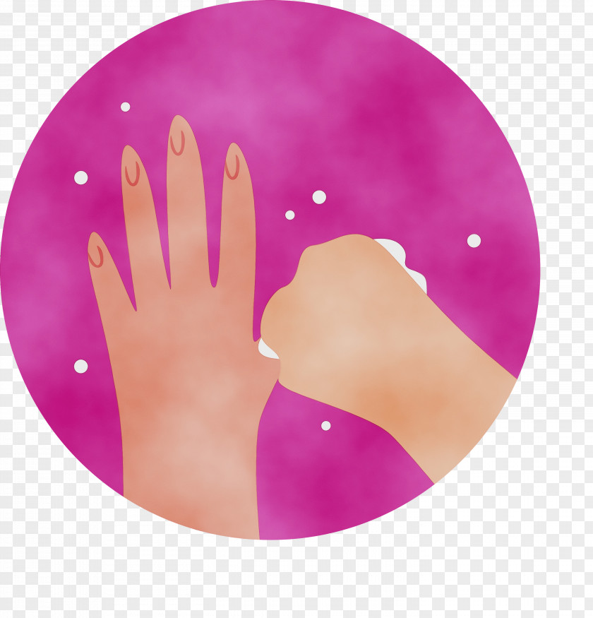 Hand Model Pink M PNG