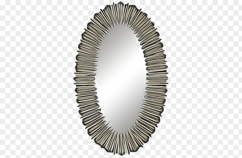 Oval Metal Circle Gold PNG