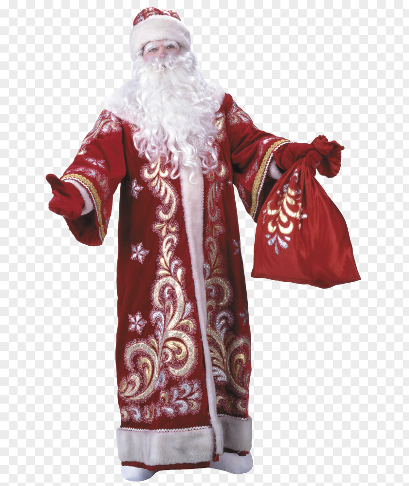 Santa Claus Ded Moroz Snegurochka Grandfather New Year Tree PNG