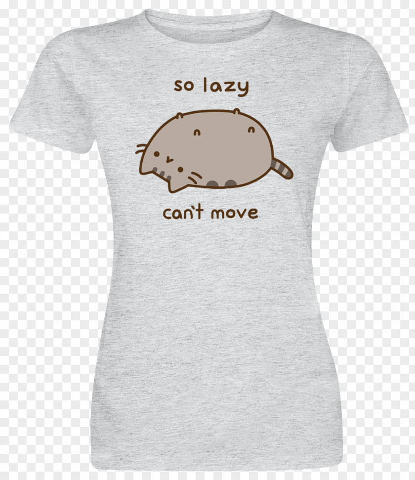 Pusheen Cat Mothers Day Png T Shirt Men's So Lazy Move T-Shirt GIF Tenor PNG
