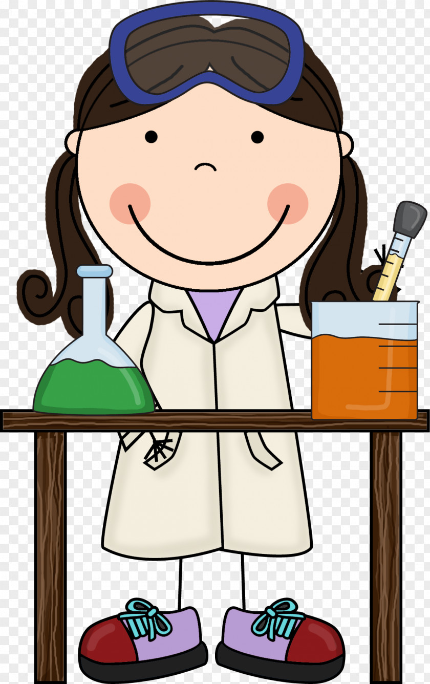 Scrappin Doodles Cliparts Scientist Science Fair Child Clip Art PNG
