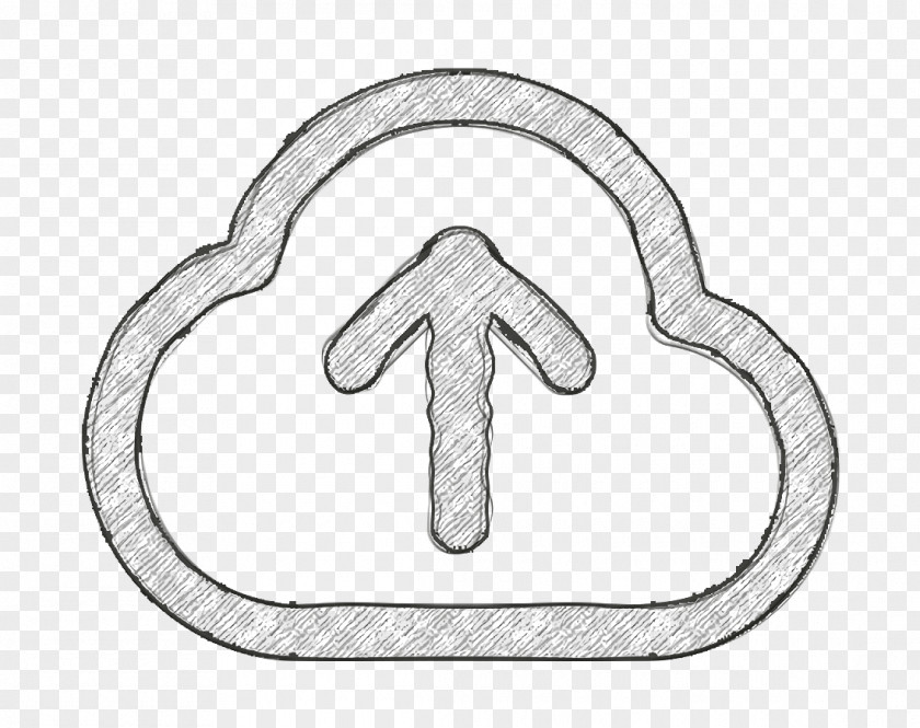 Symbol Finger Cloud Icon Computing Data PNG
