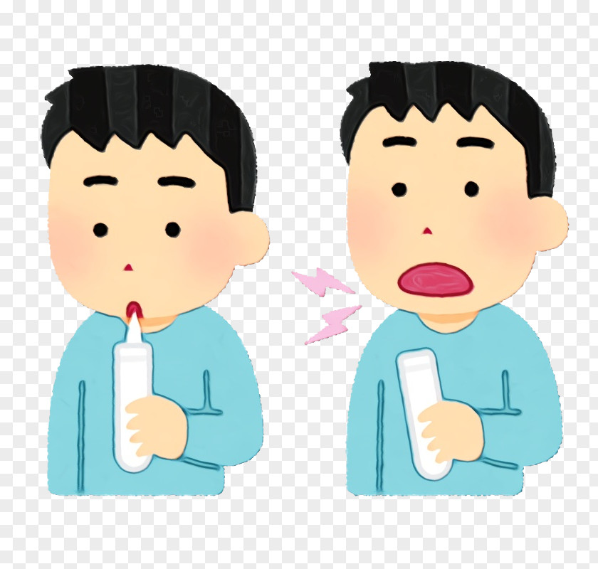 Cartoon Child Cheek Animation Finger PNG