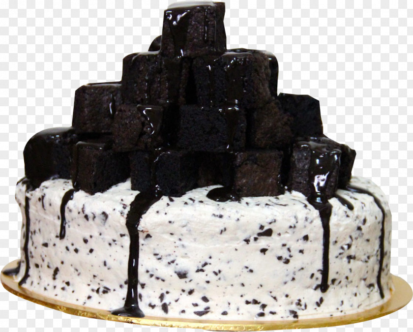 Chocolate Cake Buttercream Torte-M PNG