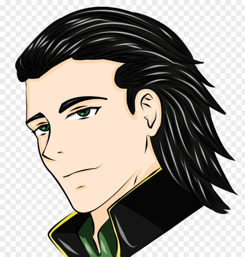 Loki Thor Art Hair Coloring Face PNG