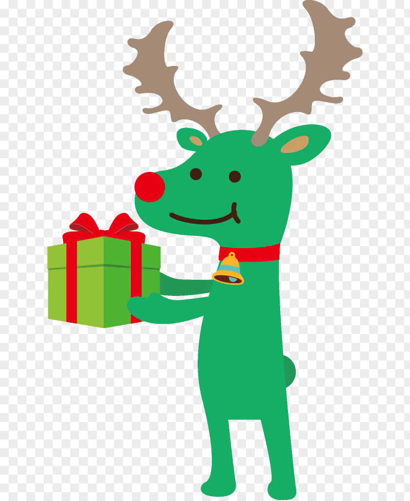 Moose Deer Reindeer Christmas PNG
