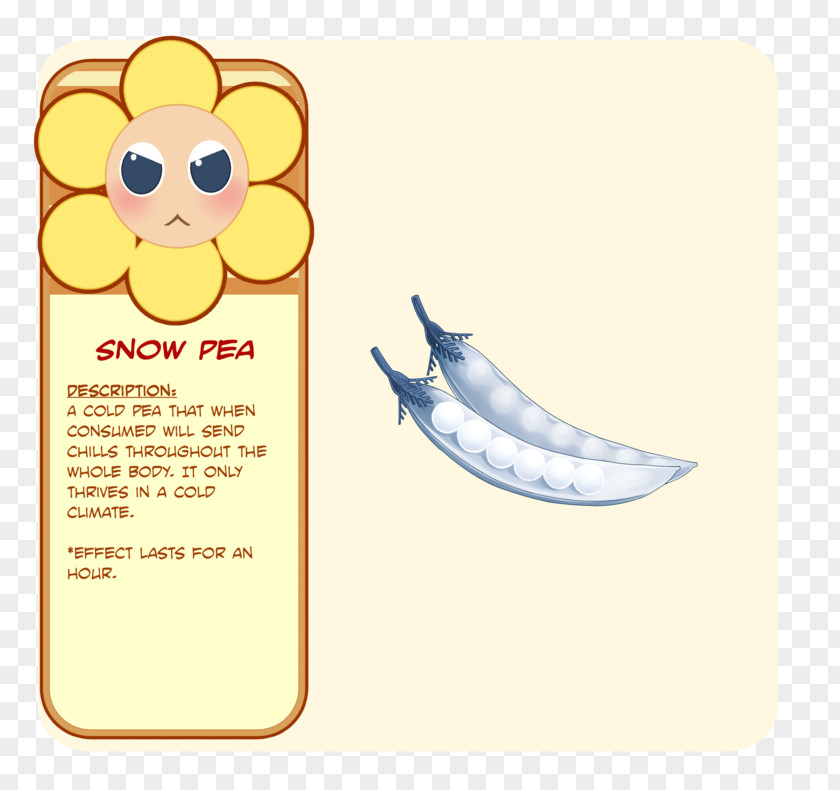 Snow Pea Character Animal Line Clip Art PNG