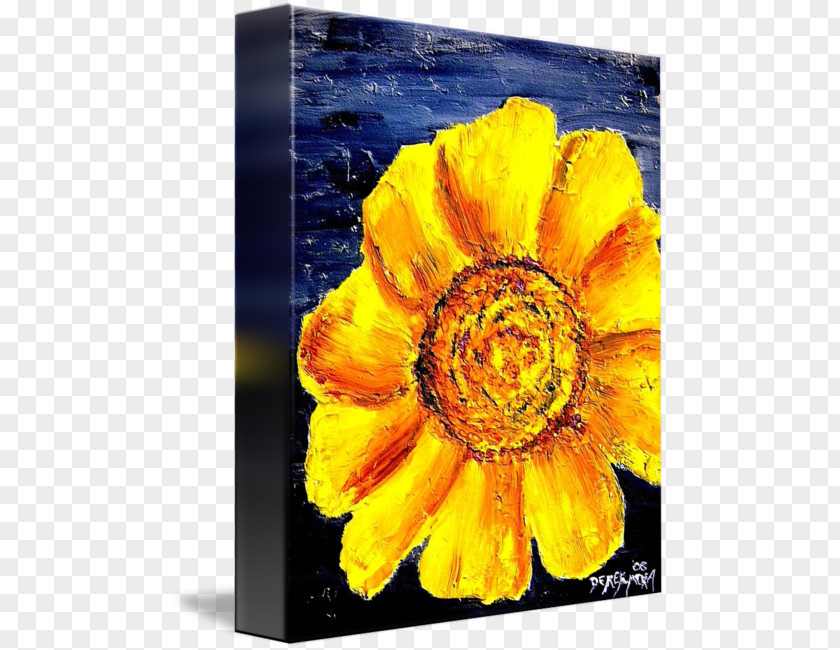 Sunflower Oil Acrylic Paint Painting Modern Art Resin PNG