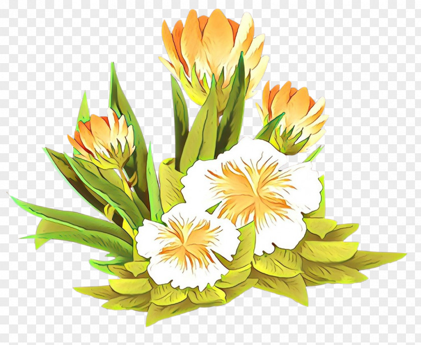Tulip Gladiolus Bouquet Of Flowers Drawing PNG