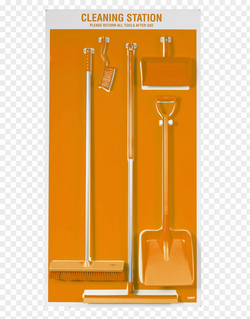 Cleaning Tools 5S Station Visual Management PNG
