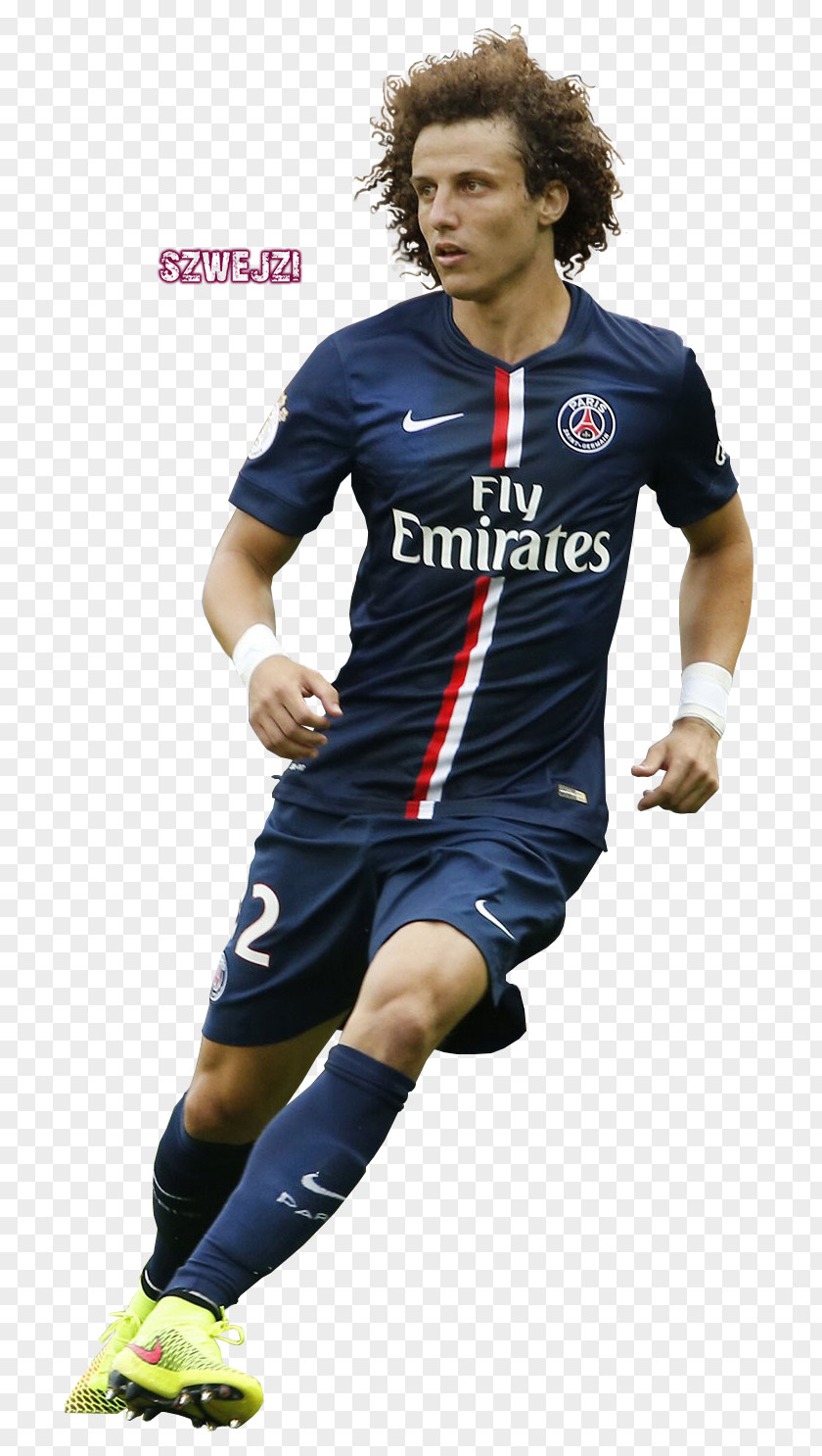 David Luiz Paris Saint-Germain F.C. Chelsea 2013 FIFA Confederations Cup Brazil National Football Team PNG