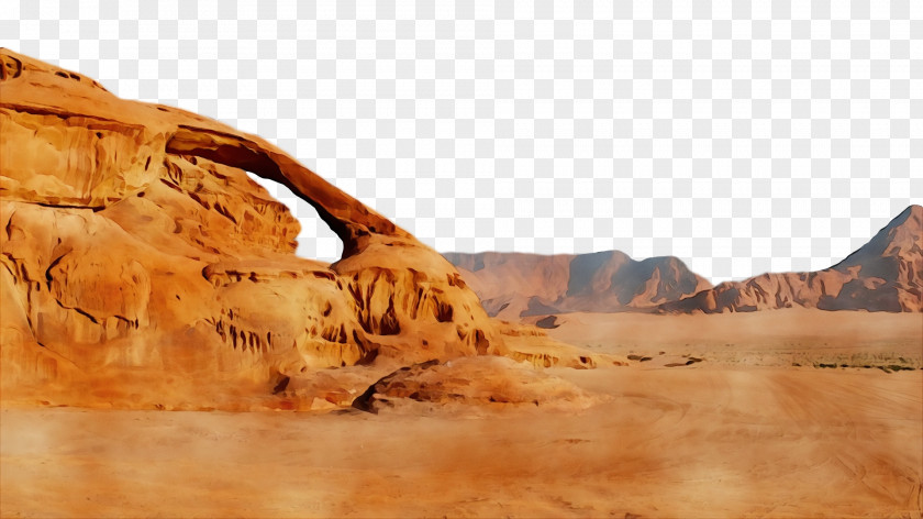Desert Geology Outcrop Wadi Sand PNG