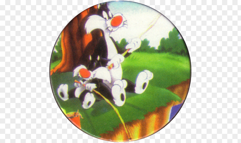 Looney Tunes Sylvester Jr. Tweety Milk Caps PNG