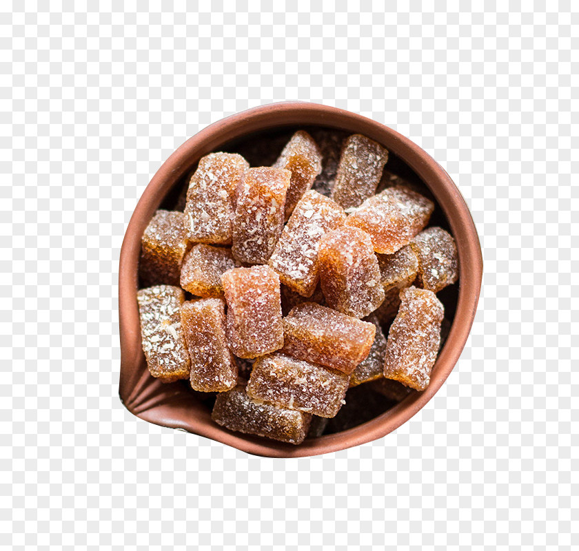 Small Pieces Of Ginger And Juice Candy Material Fudge Sugar PNG
