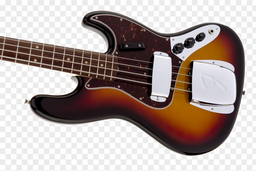 Bass Guitar Acoustic Electric Fender Jazz Sunburst PNG