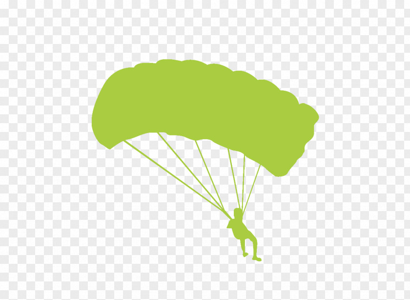 Exquisite Aesthetic Movement Parachute Silhouette Figures Illustration PNG