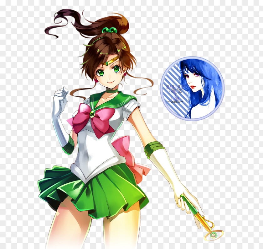 Sailor Moon Jupiter Mercury Neptune Saturn PNG