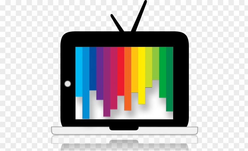 Social Media Television Set Advertising PNG