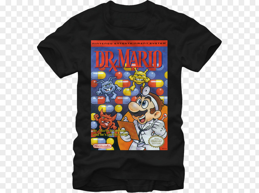 T-shirt Dr. Mario Super Bros. 3 Nintendo Entertainment System PNG