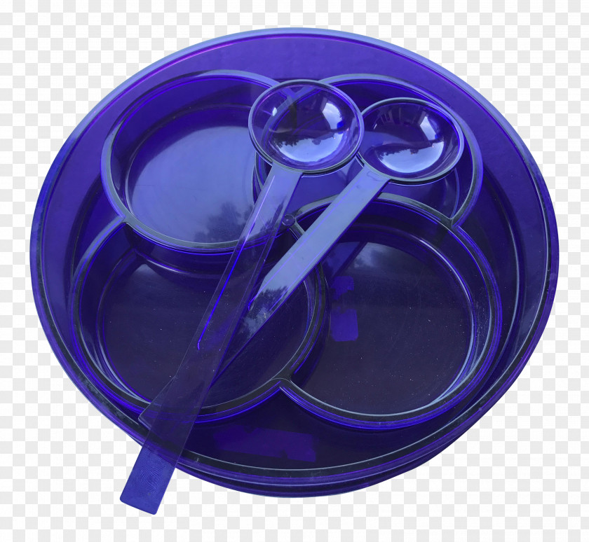 Design Cobalt Blue Plastic Tableware PNG