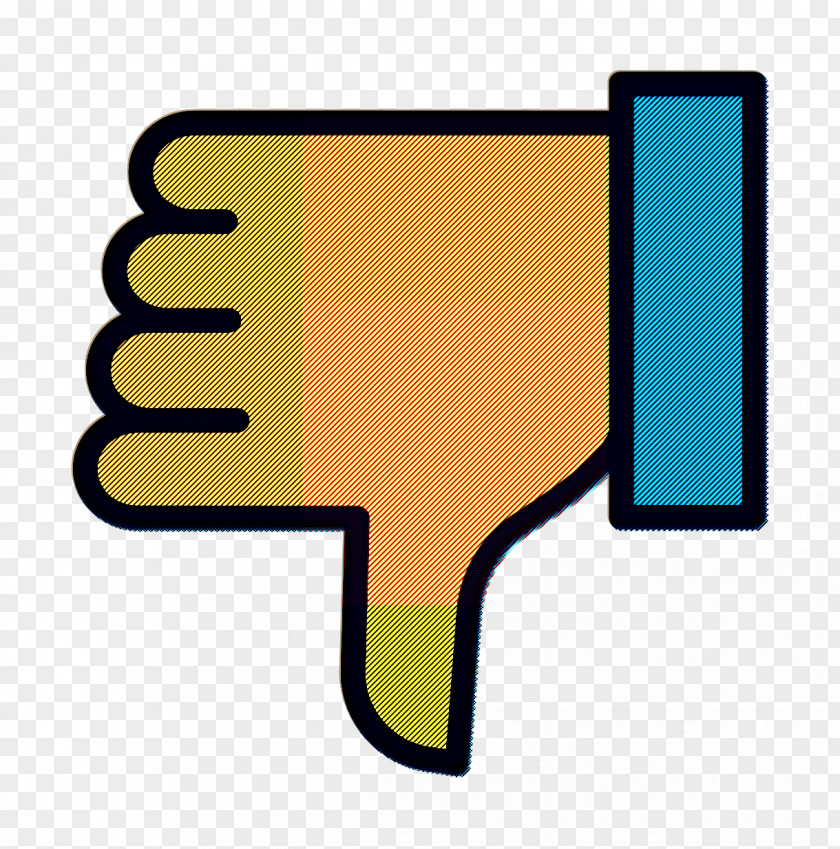 Gestures Icon Finger Dislike PNG