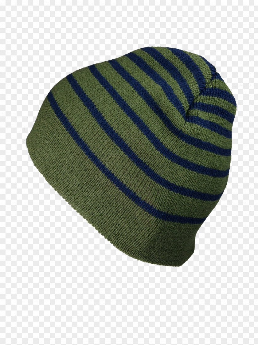 Hat Man Beanie Woolen Knit Cap Green PNG