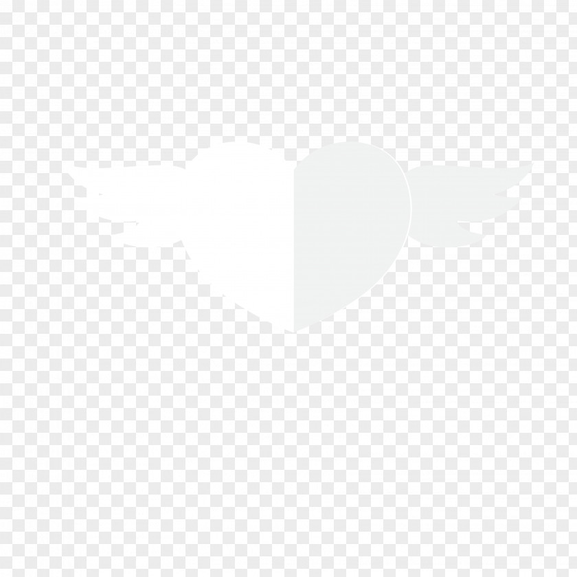 Heart With Wings White Logo Brand Font PNG