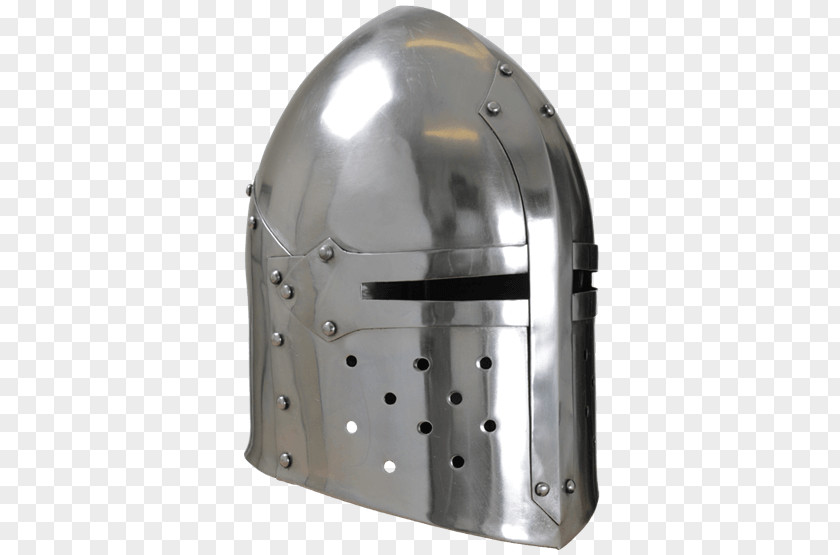 Loaf Sugar Helmet Middle Ages Great Helm Knight Steel PNG