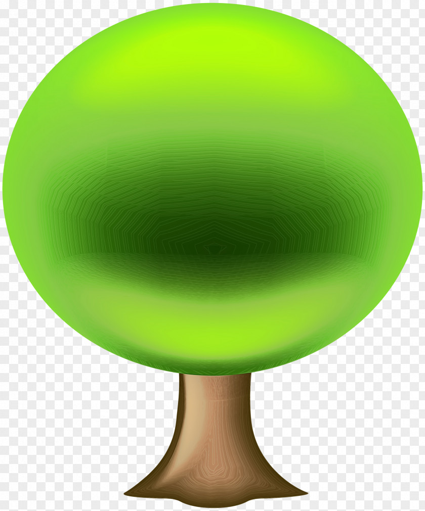 Sphere Green Watercolor Background PNG