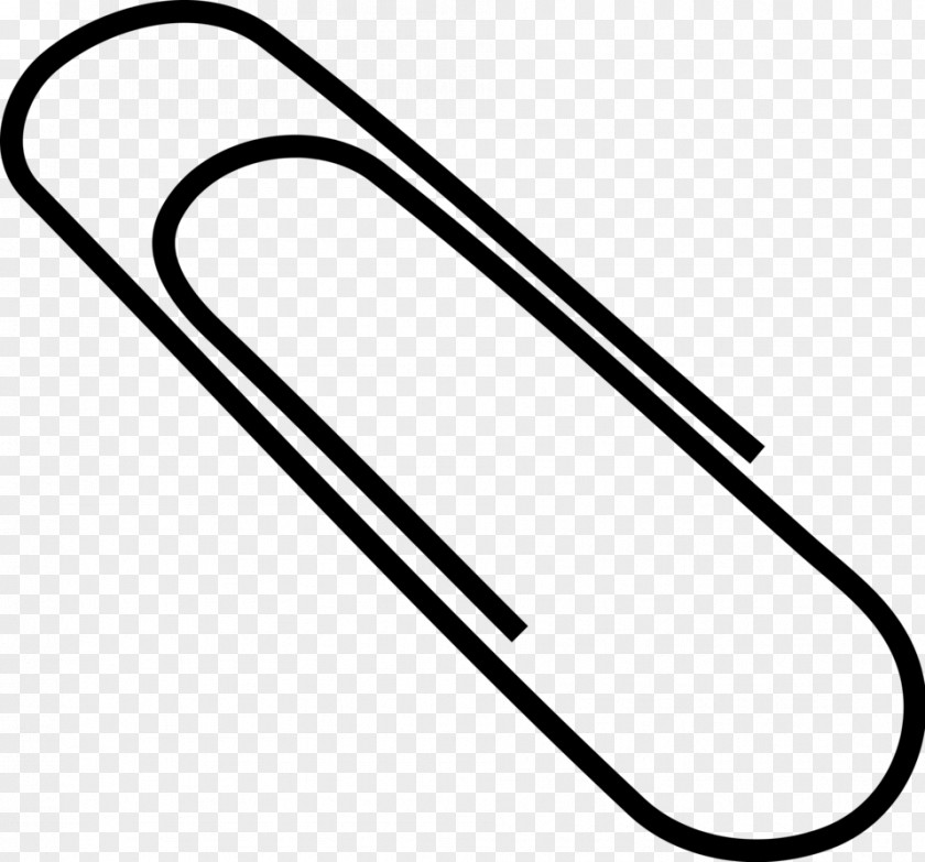 Trombone Paper Clip Notebook Art PNG