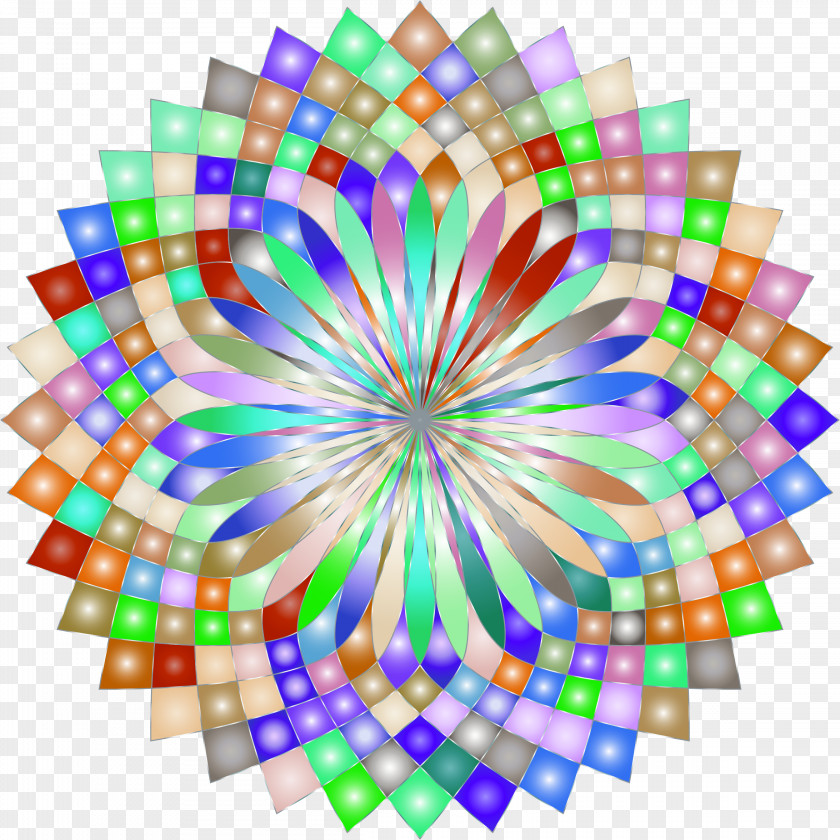 Abstract Circle Flower Nelumbo Nucifera Clip Art PNG