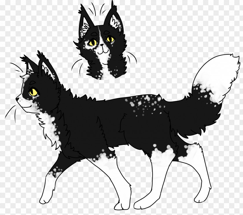 Cat Whiskers Black Domestic Short-haired Dog PNG