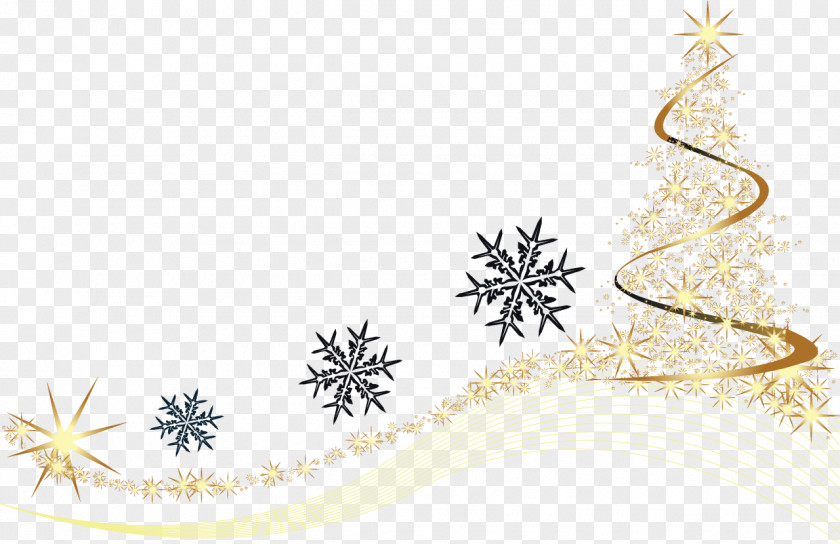 Gold Floral Christmas Card Snowflake Greeting & Note Cards PNG