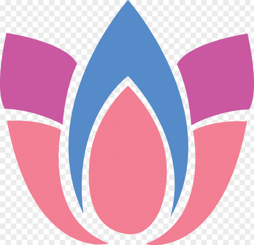 India Nelumbo Nucifera Logo Pattern PNG