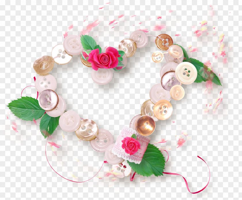 Pink Glitter Heart Blog Clip Art PNG